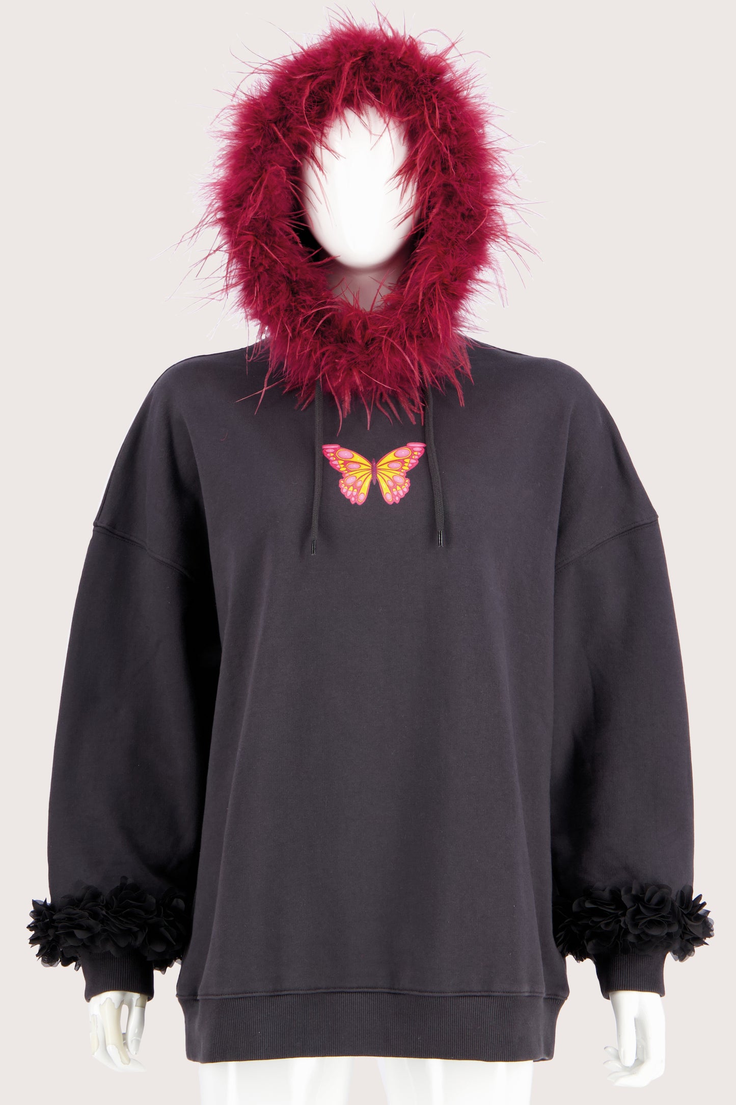Oversized Wunderkammer Hoodie - Black