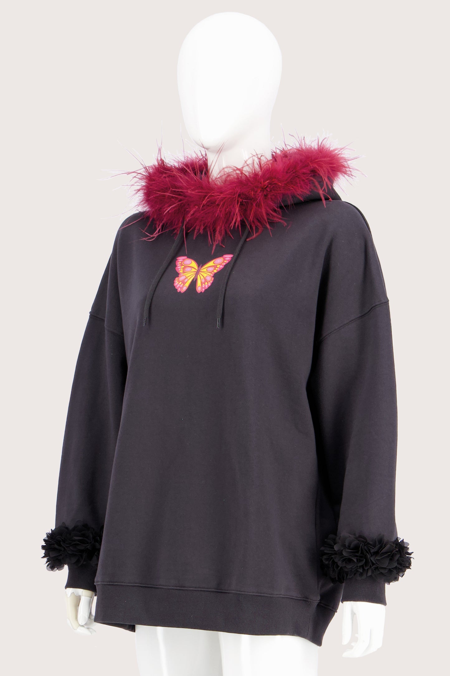 Oversized Wunderkammer Hoodie - Black
