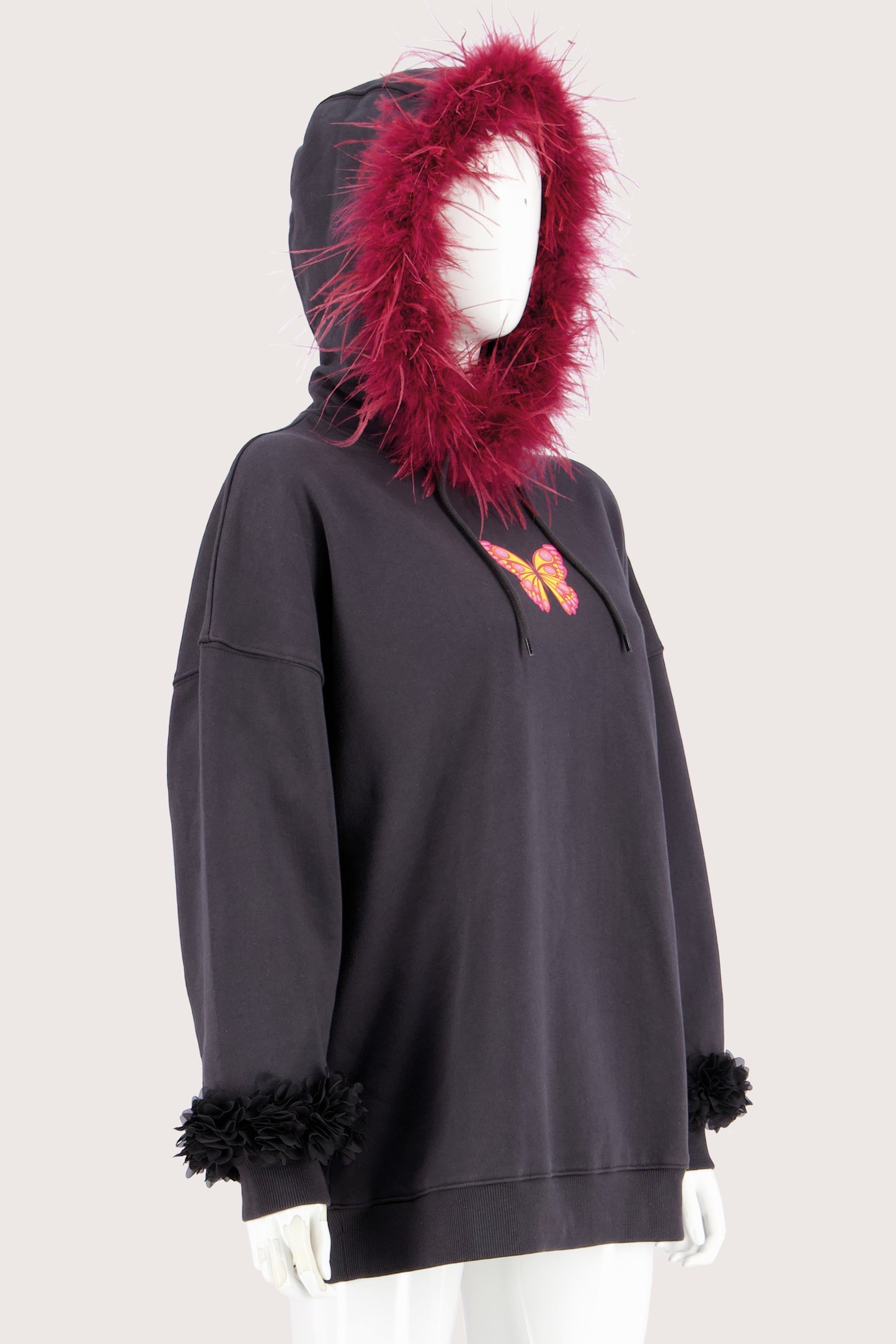 Oversized Wunderkammer Hoodie - Black
