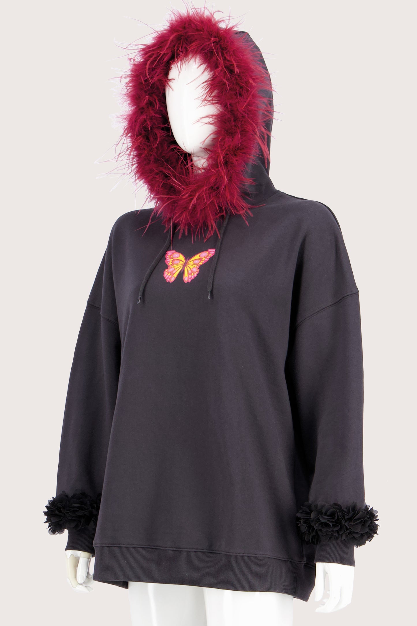 Oversized Wunderkammer Hoodie - Black