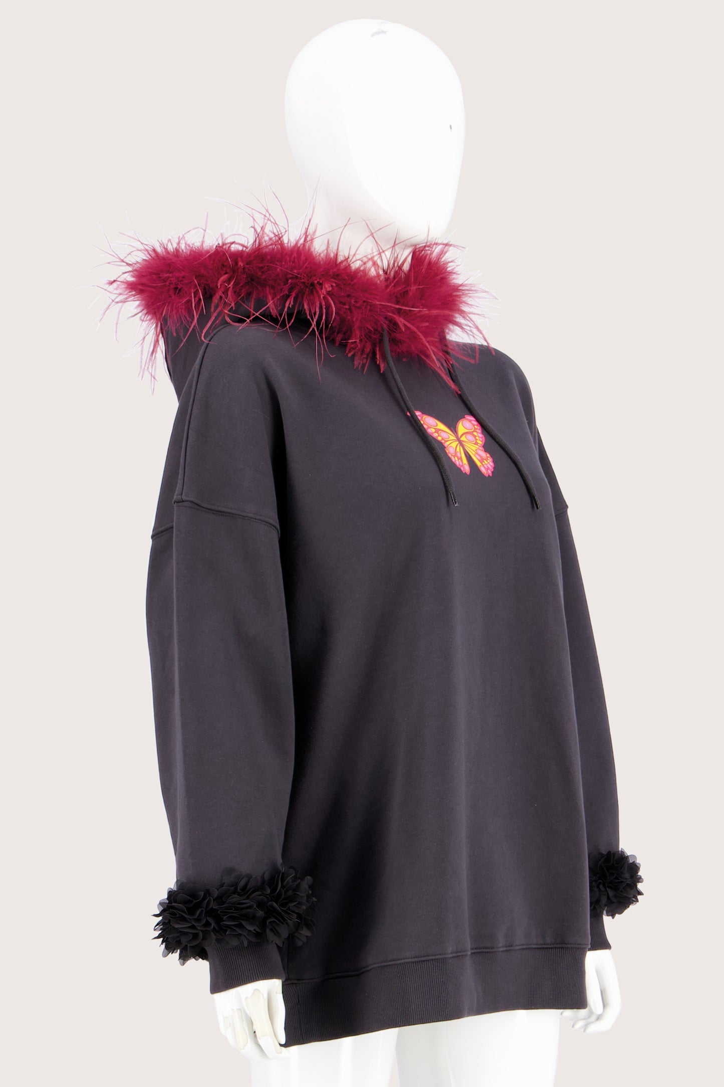 Oversized Wunderkammer Hoodie - Black