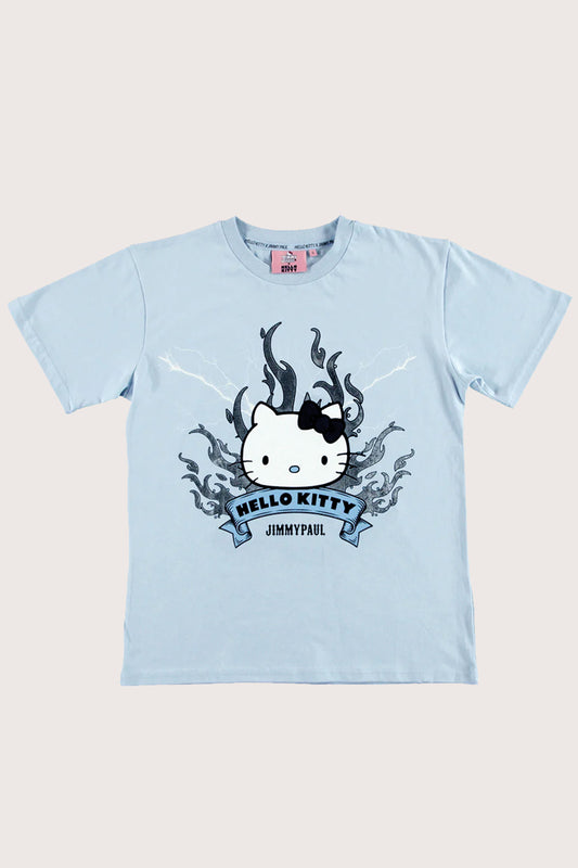 JimmyPaul x Hello Kitty - Blue Hello Kitty Friends on Tour Top