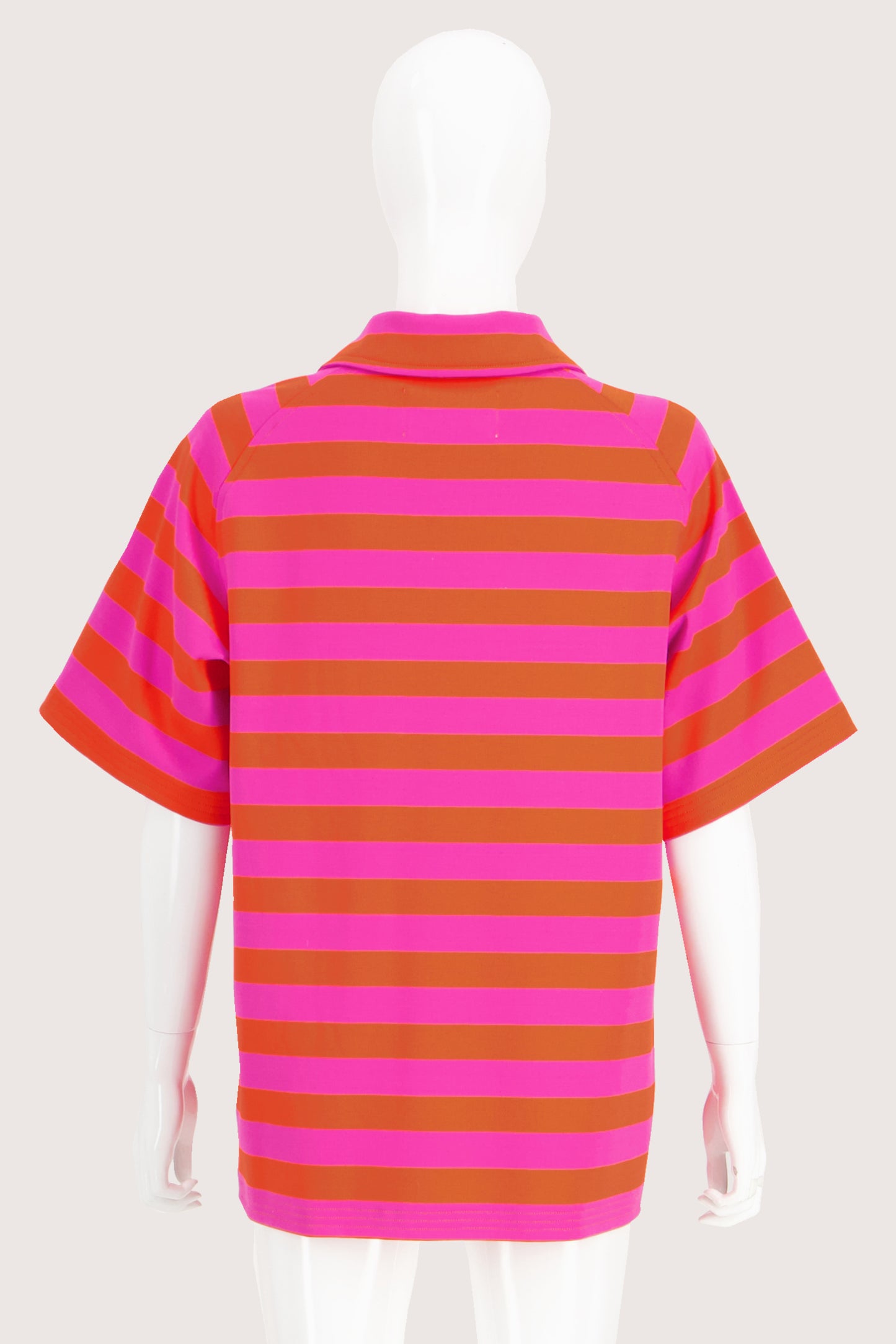 Oversized Polo Pink-Orange