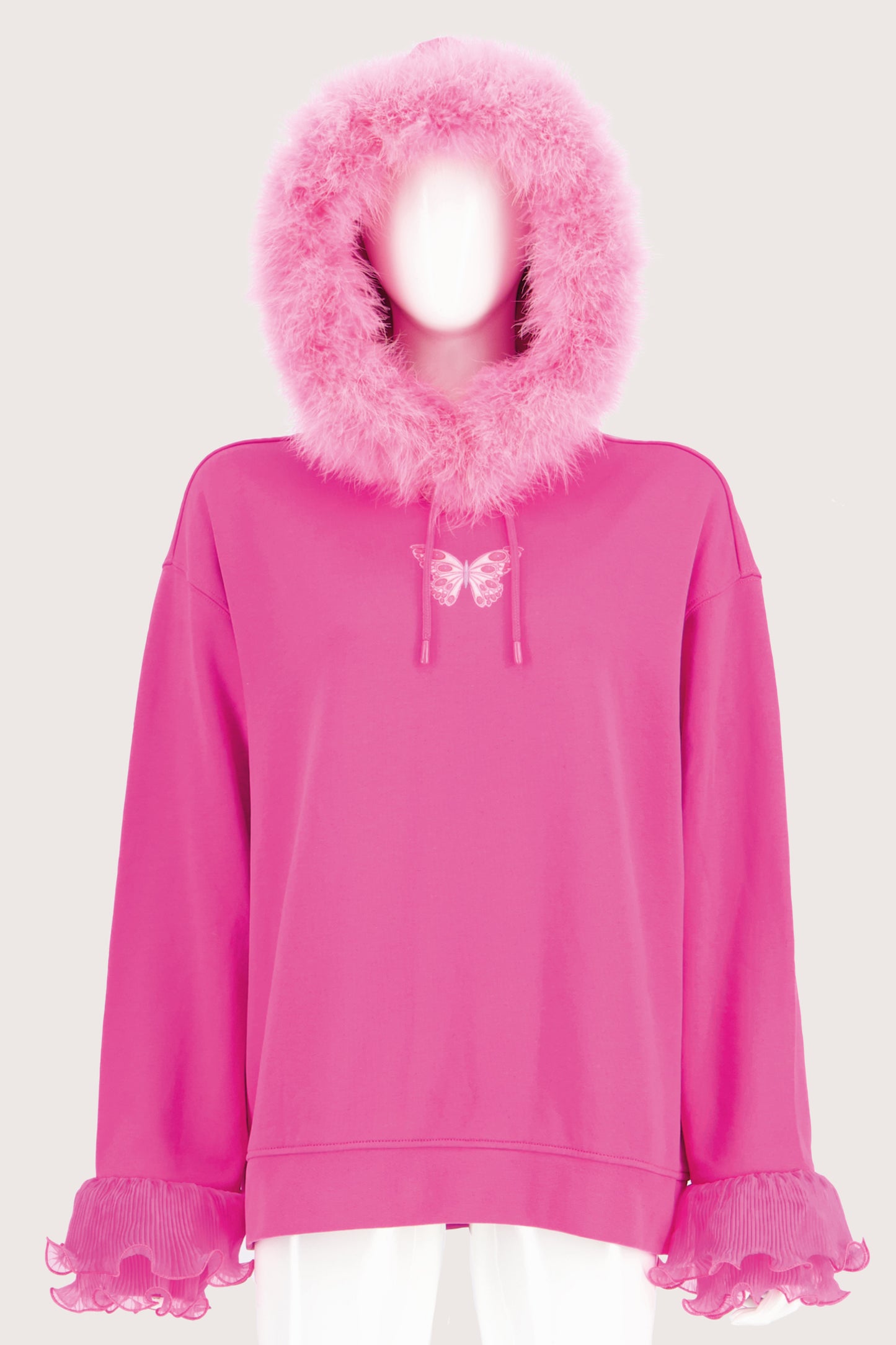 Oversized Wunderkammer Hoodie - Pink