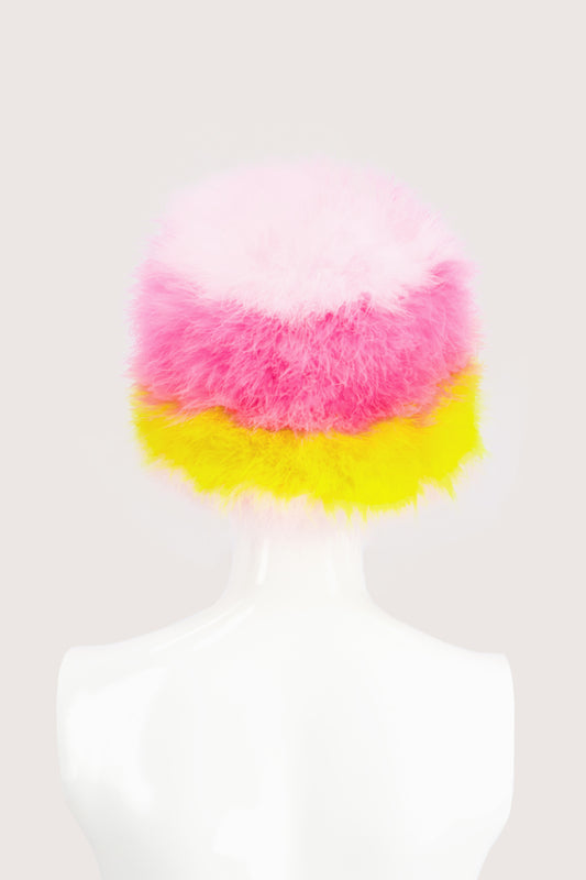 JimmyPaul Studio - Hot Pink/Yellow/Baby Pink Bucket Hat