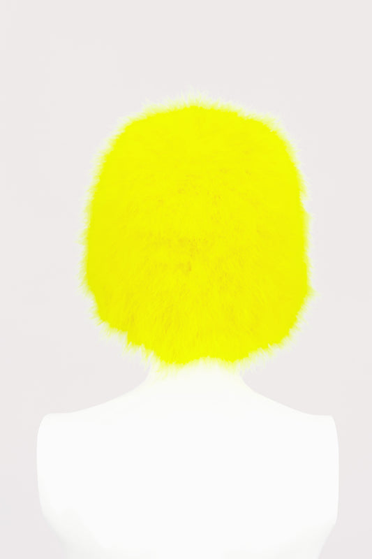 JimmyPaul Studio - Bright Yellow Feather Bucket Hat