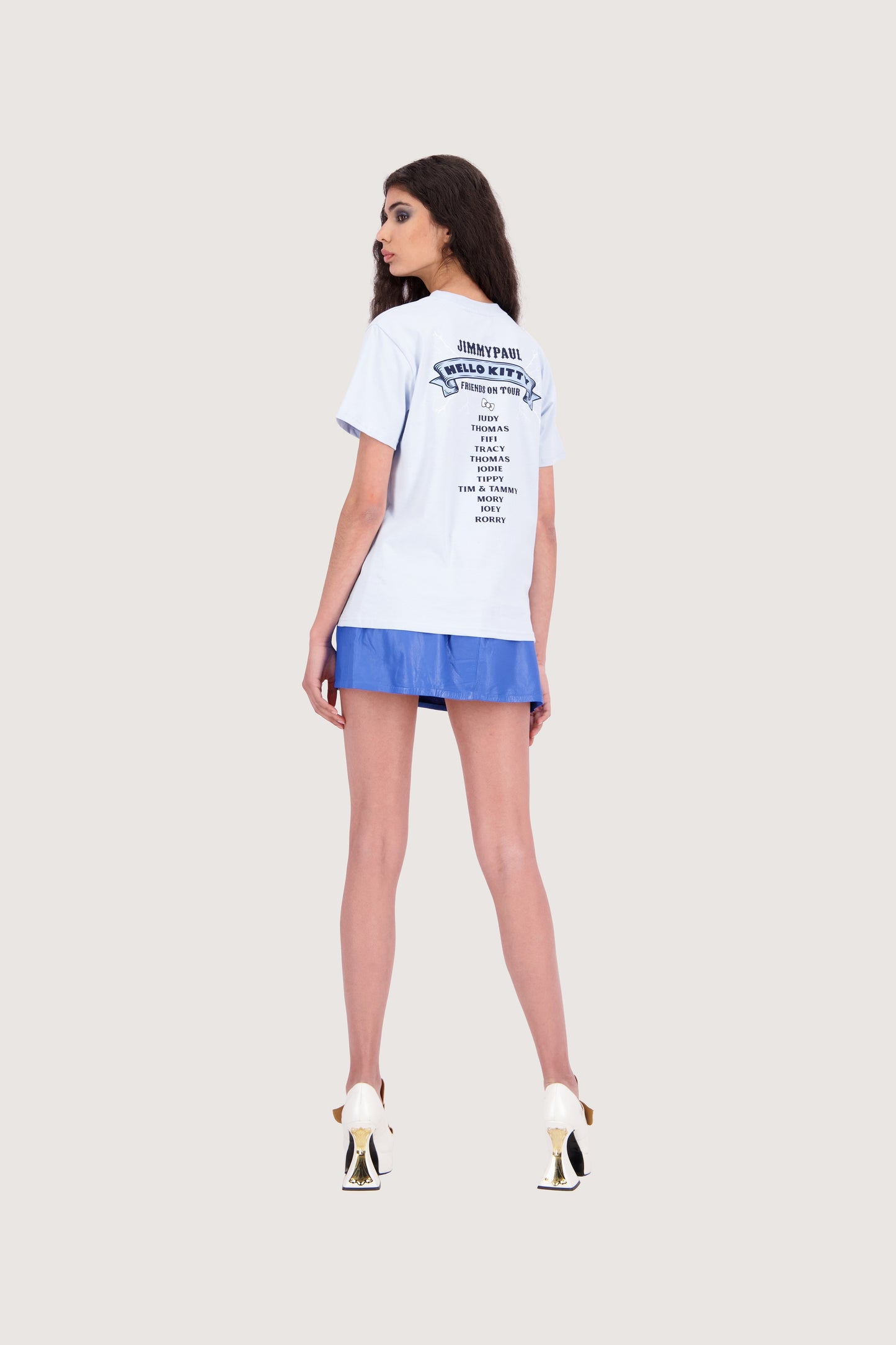JimmyPaul x Hello Kitty - Blue Hello Kitty Friends on Tour Top