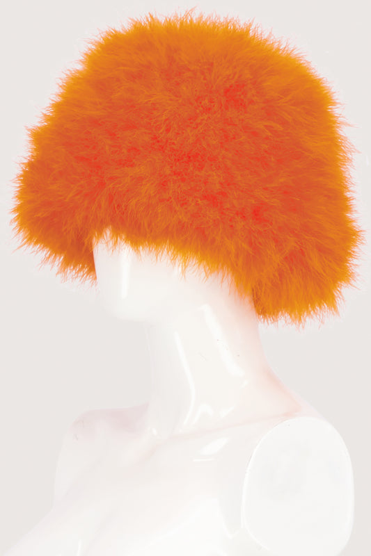 JimmyPaul Studio - (The Marisol) orange Feather Bucket Hat