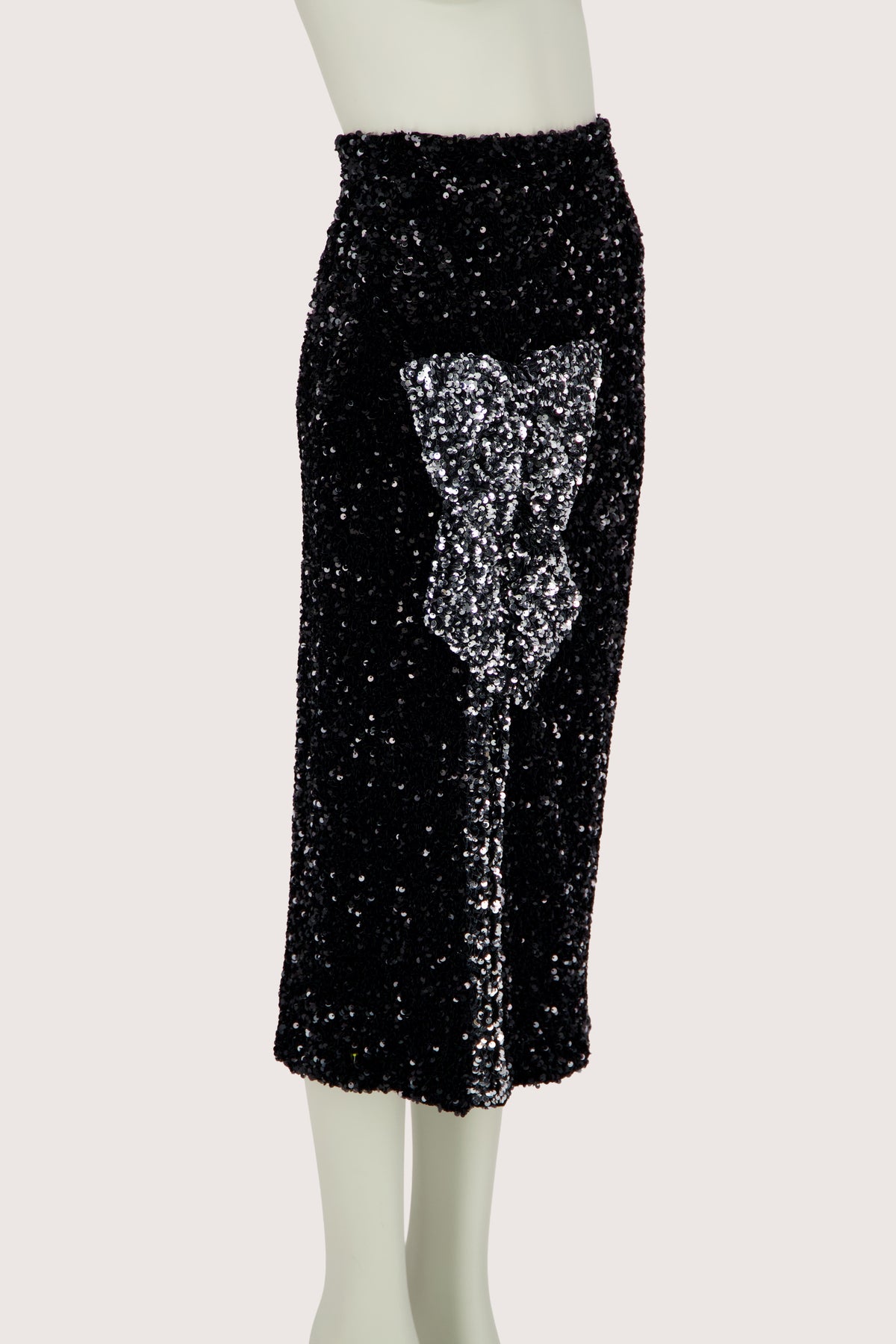 Black Glitter Skirt