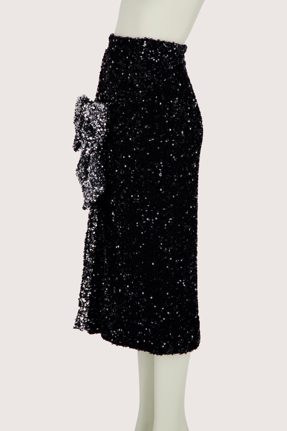 Black Glitter Skirt