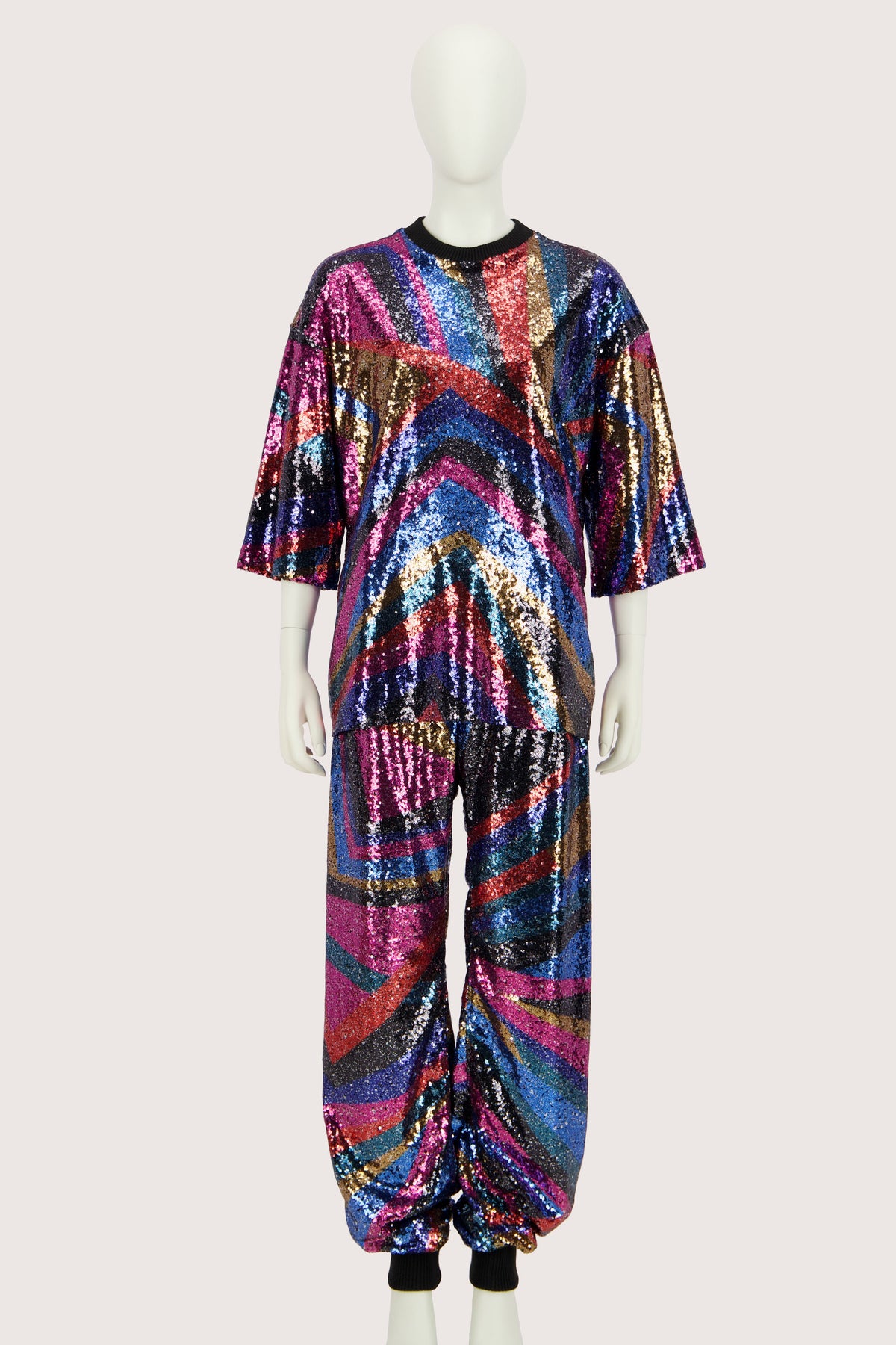 Rainbow Sequins Tracksuit