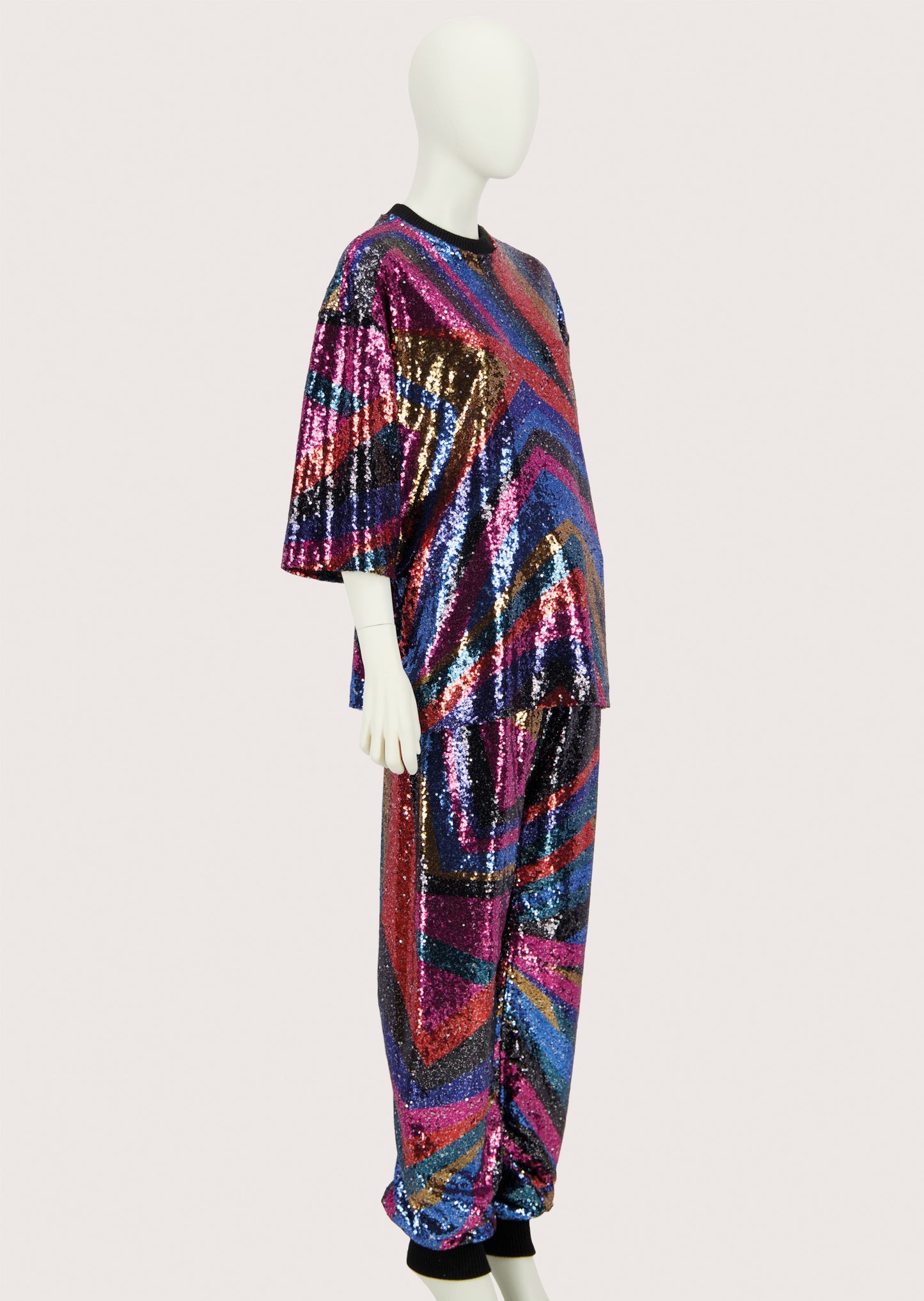 Rainbow Sequins Tracksuit