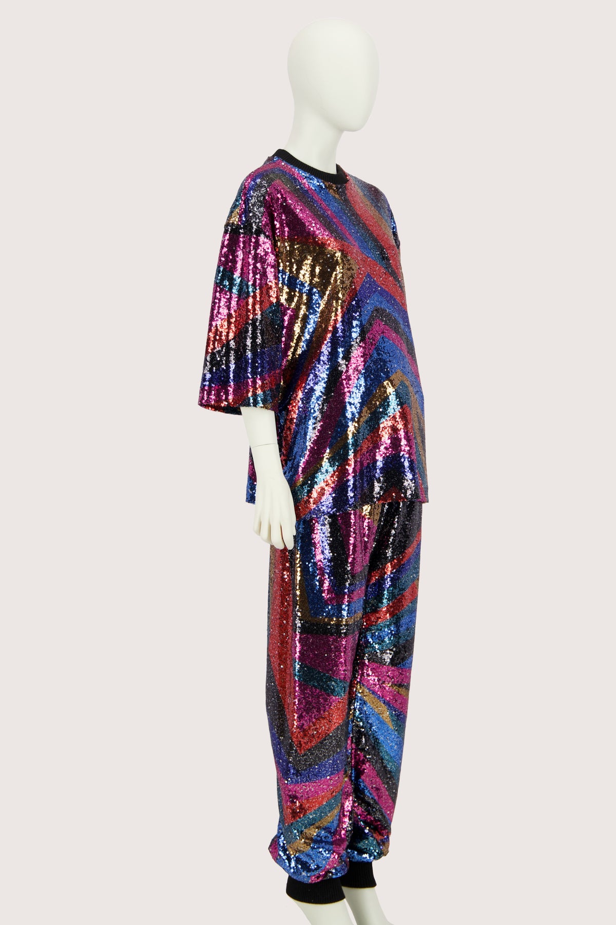 Rainbow Sequins Tracksuit