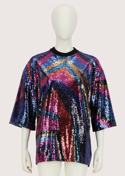 Multicolor Glitter Shirt