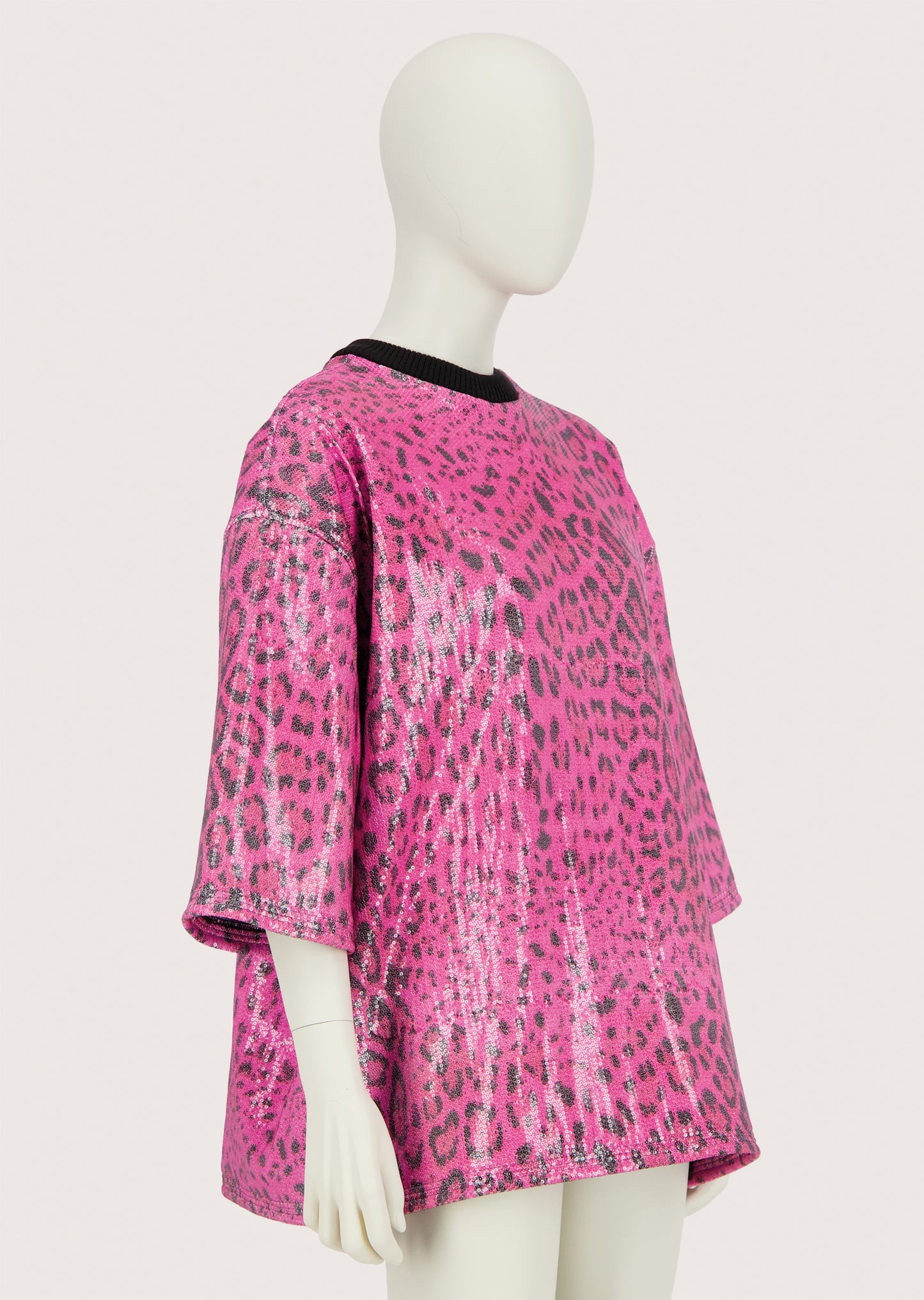 Cheetah Sequins Box Tee