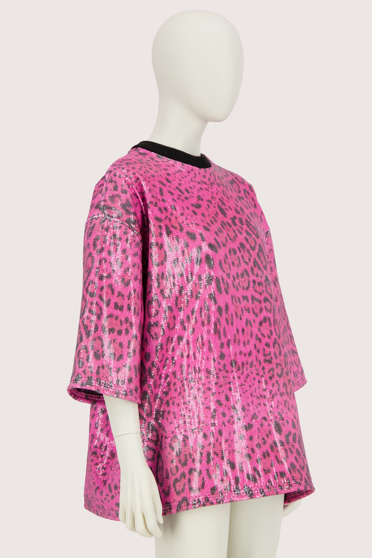 Cheetah Sequins Box Tee