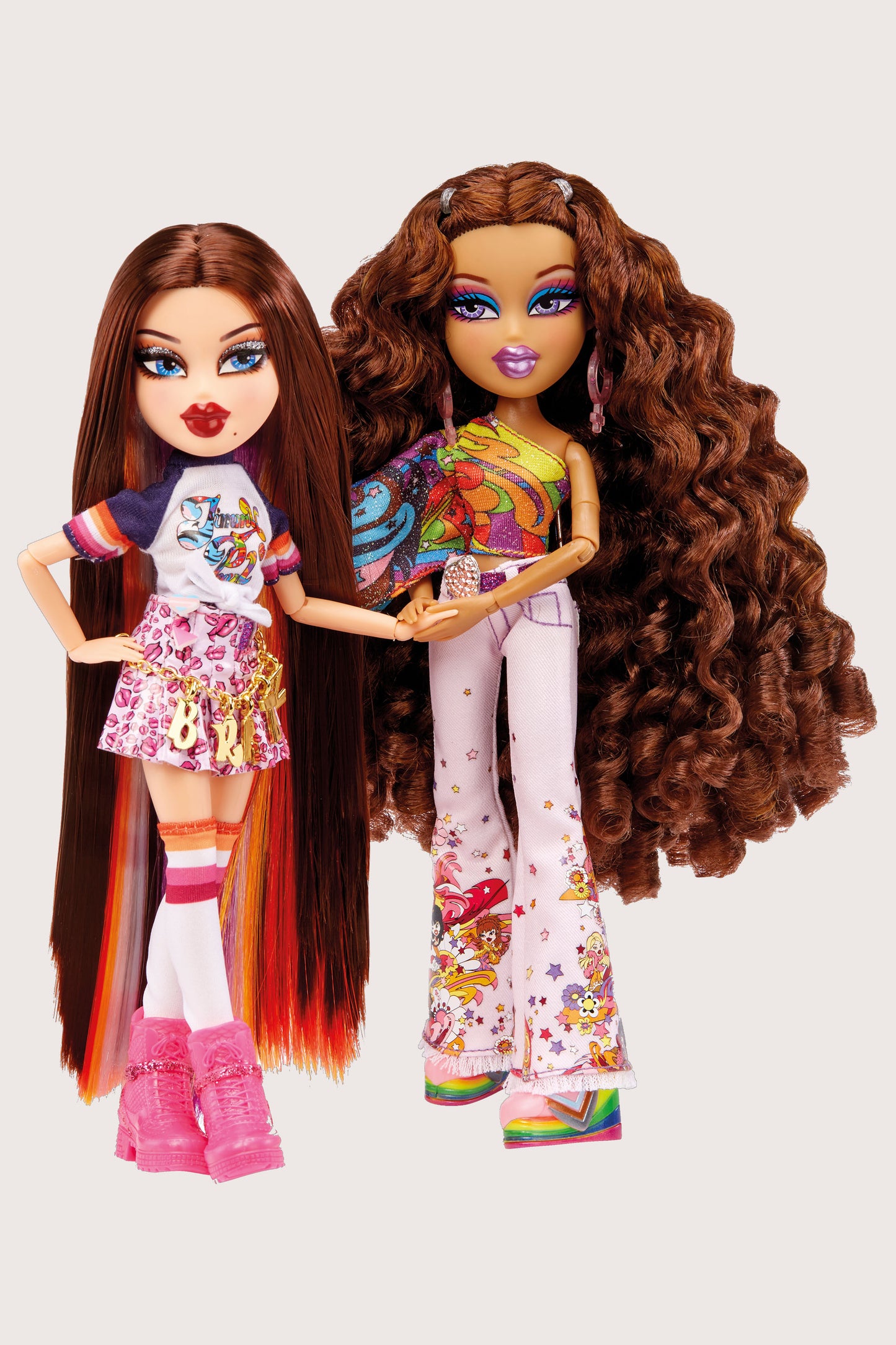 SIGNED Bratz® x JimmyPaul Special Edition Designer Pride 2-Pack Couple Roxxi™ & Nevra™ Fashion Dolls