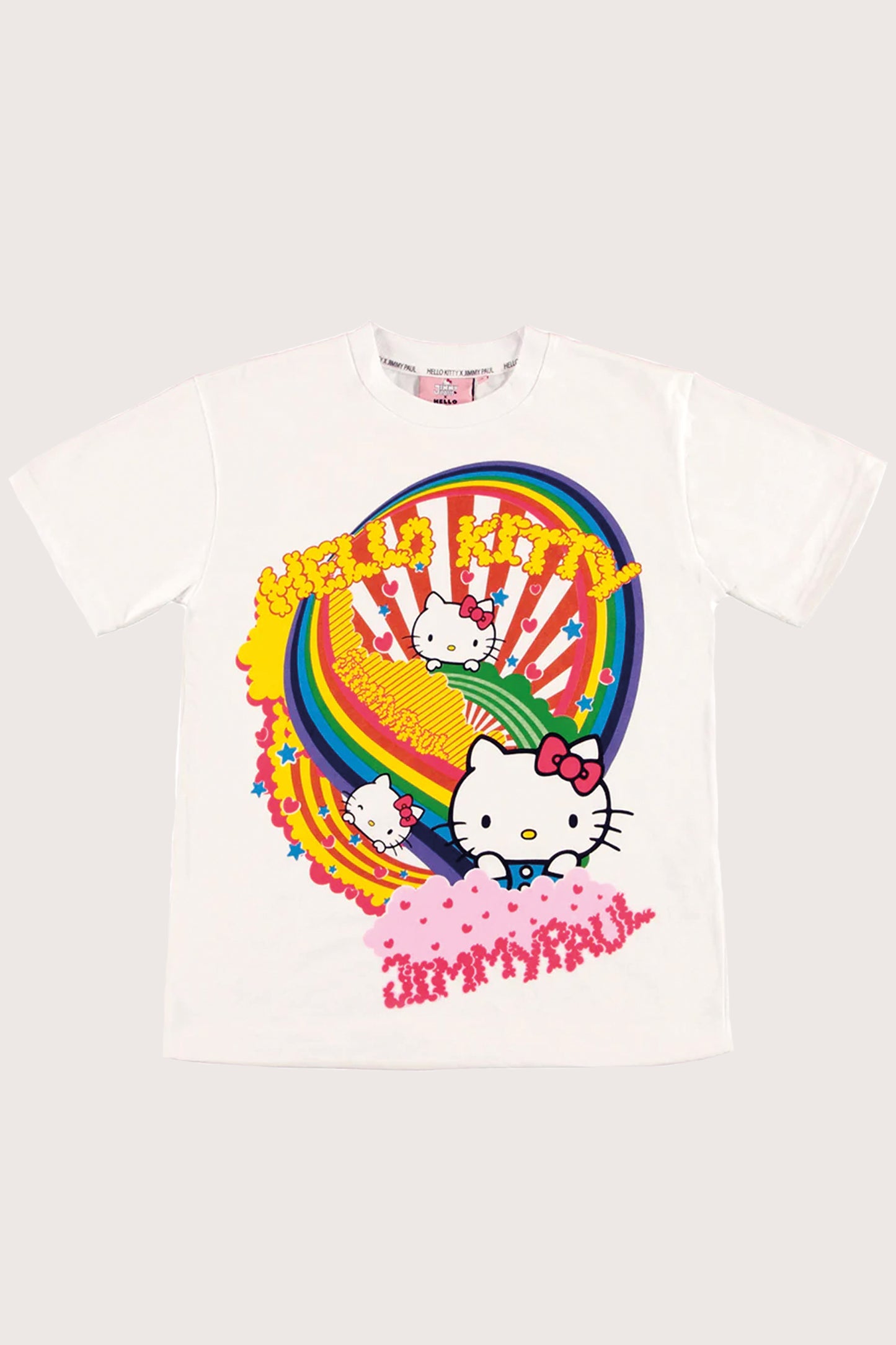 JimmyPaul x Hello Kitty - White Colourful Print Top
