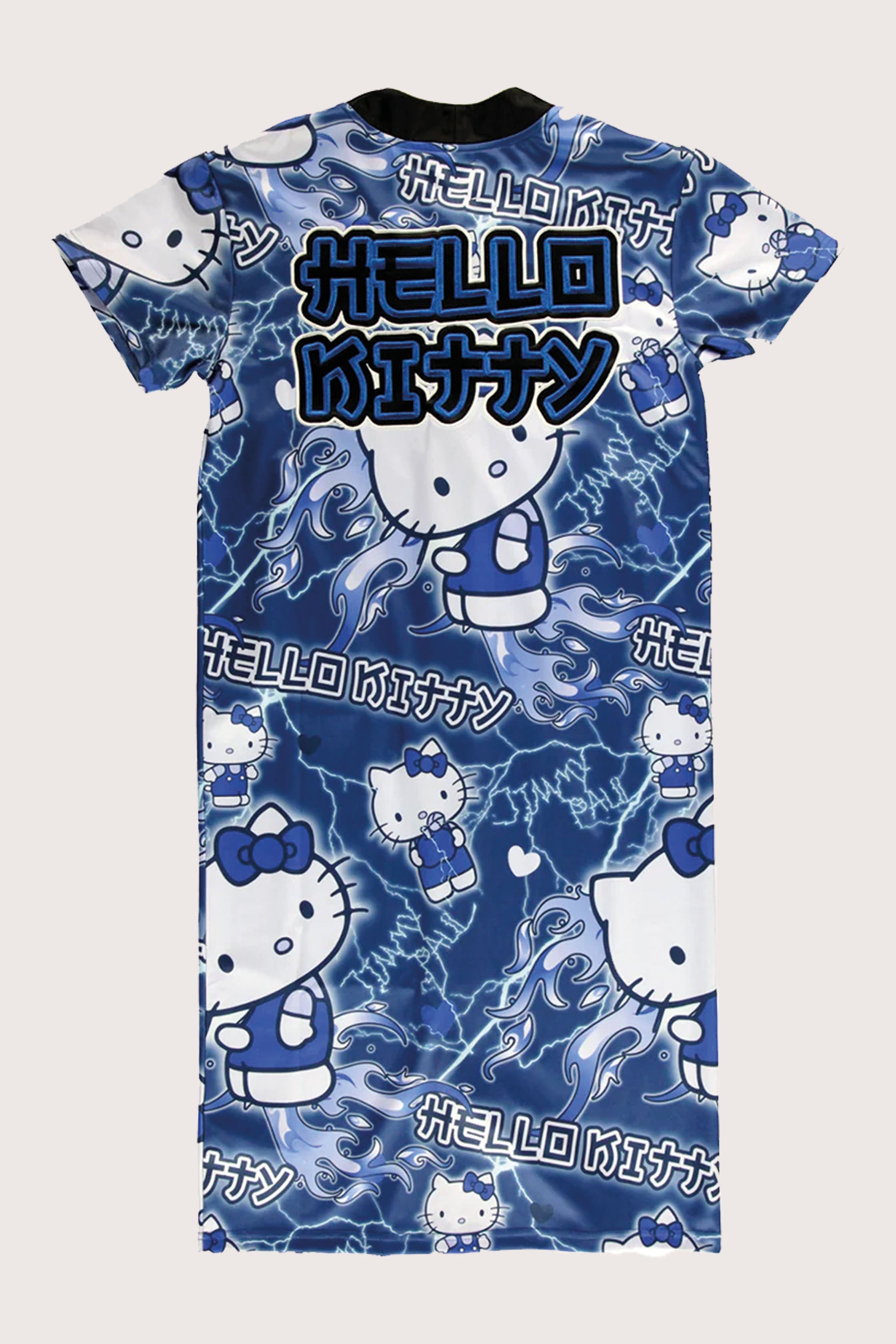 JimmyPaul x Hello Kitty - Blue Designer Print Dress