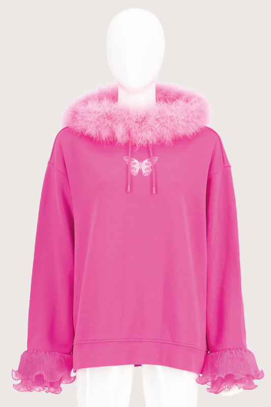 Oversized Wunderkammer Hoodie - Pink