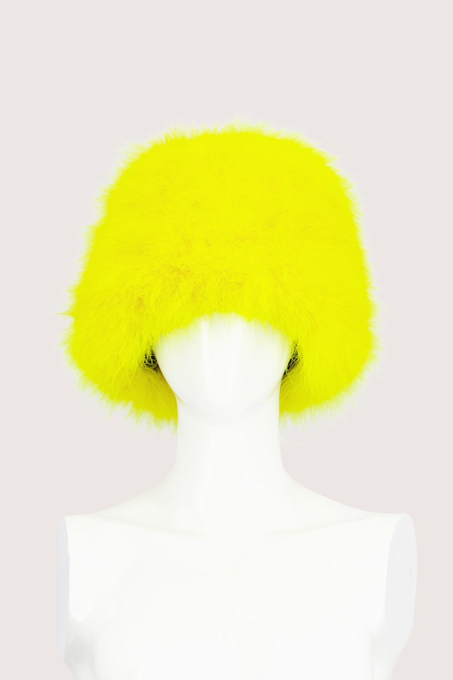 JimmyPaul Studio - Bright Yellow Feather Bucket Hat